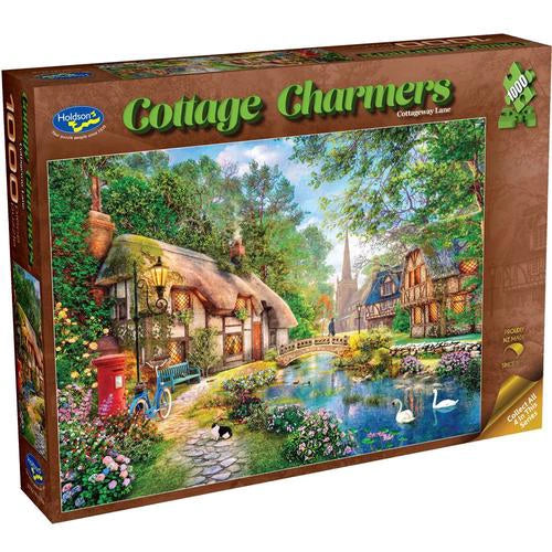 Holdson 1000 Piece Jigsaw Puzzle Cottage Charmers Cottageway Lane Holdson