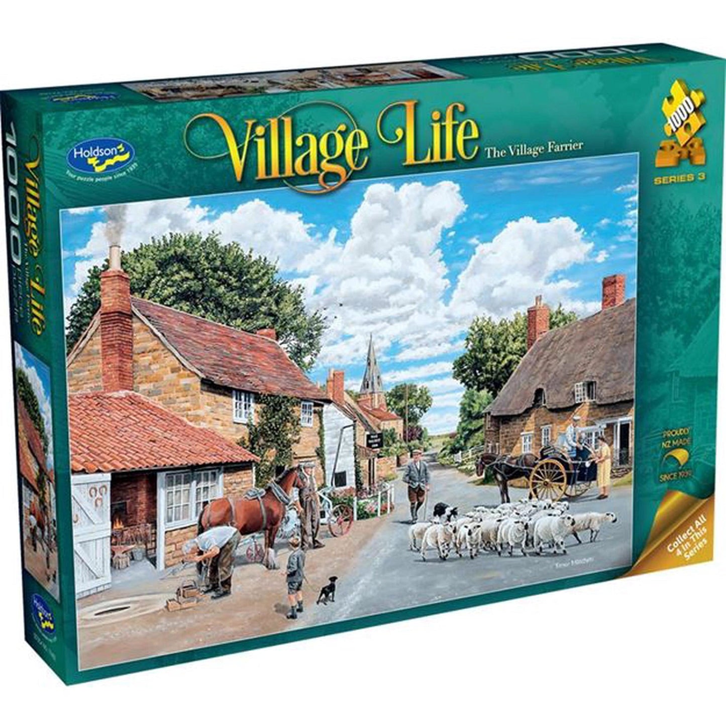 Holdson 1000 Piece Jigsaw Puzzle Village Life The Village Farrier Holdson