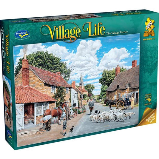 Holdson 1000 Piece Jigsaw Puzzle Village Life The Village Farrier Holdson