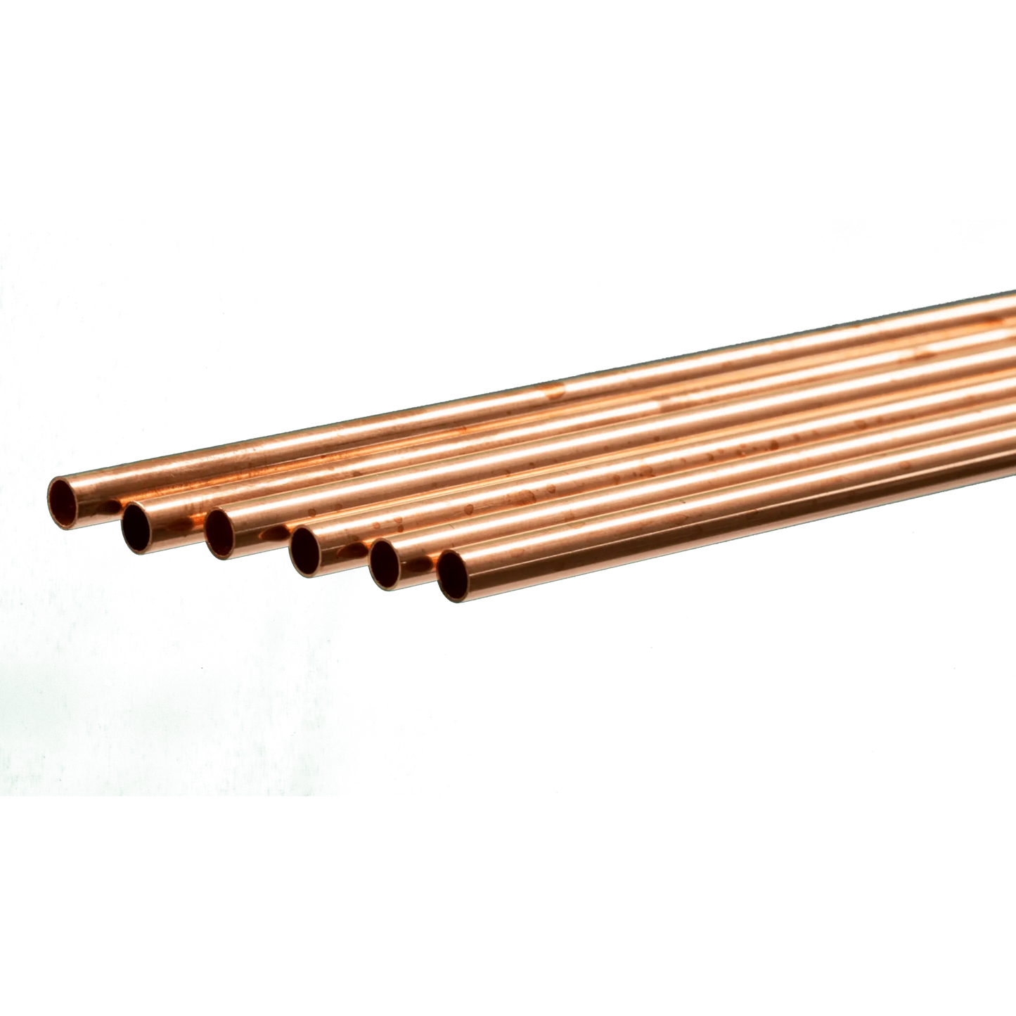 K&S COPPER ROUND TUBE 7/32odx3 INCHES 0.035 WALL 6PCS K&S Metals