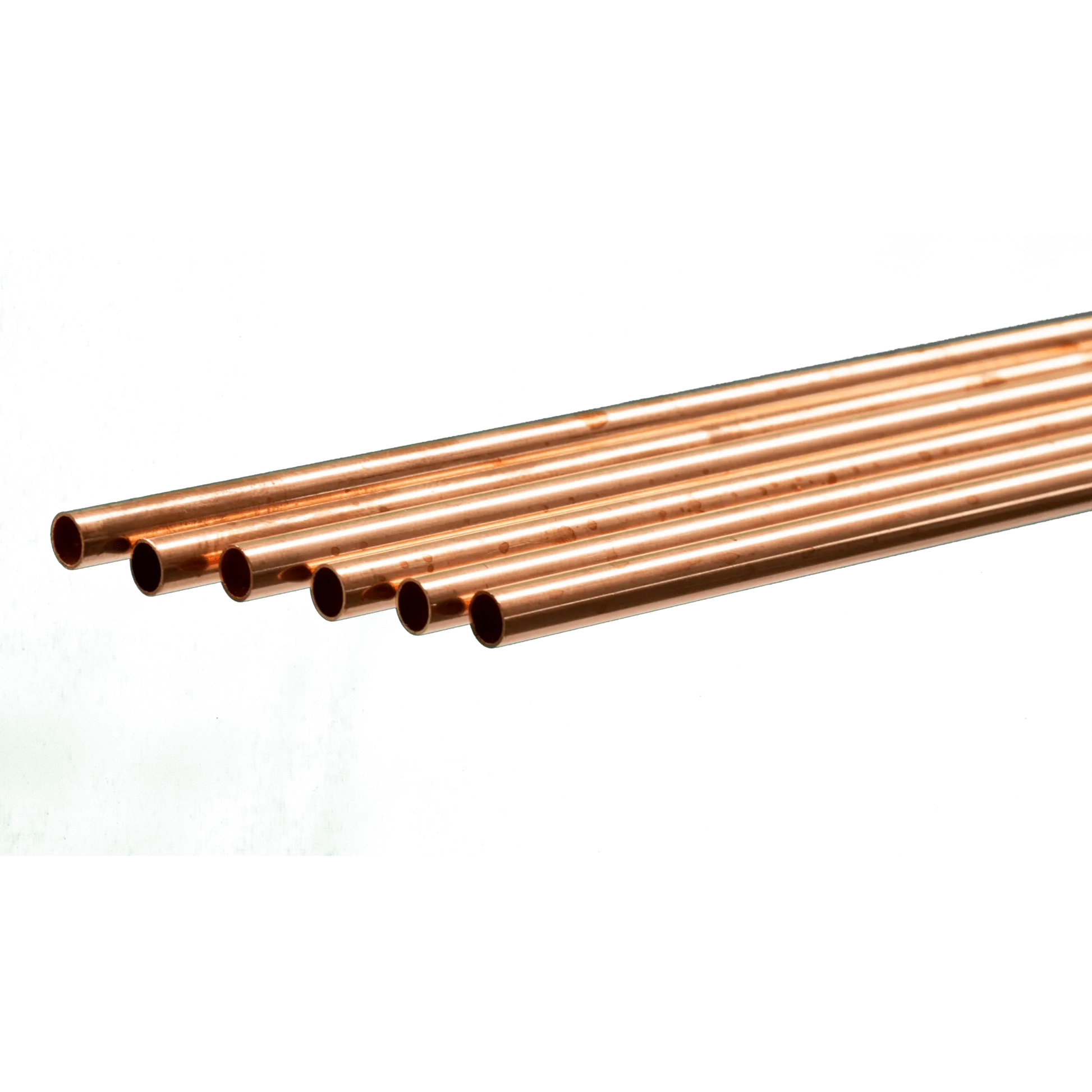 K&S COPPER ROUND TUBE 7/32odx3 INCHES 0.035 WALL 6PCS K&S Metals