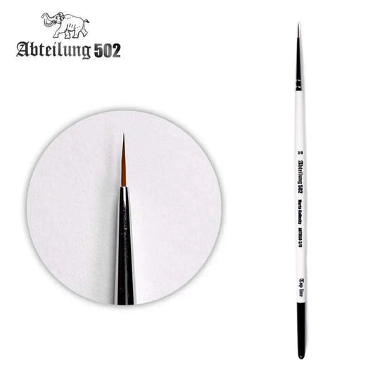 Abteilung 502 Top Line Pincel Marta Kolinsky 2/0 Paint Brush AK Interactive