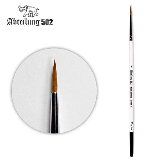 Abteilung 502 Top Line Pincel Marta Kolinsky 2 Paint Brush AK Interactive