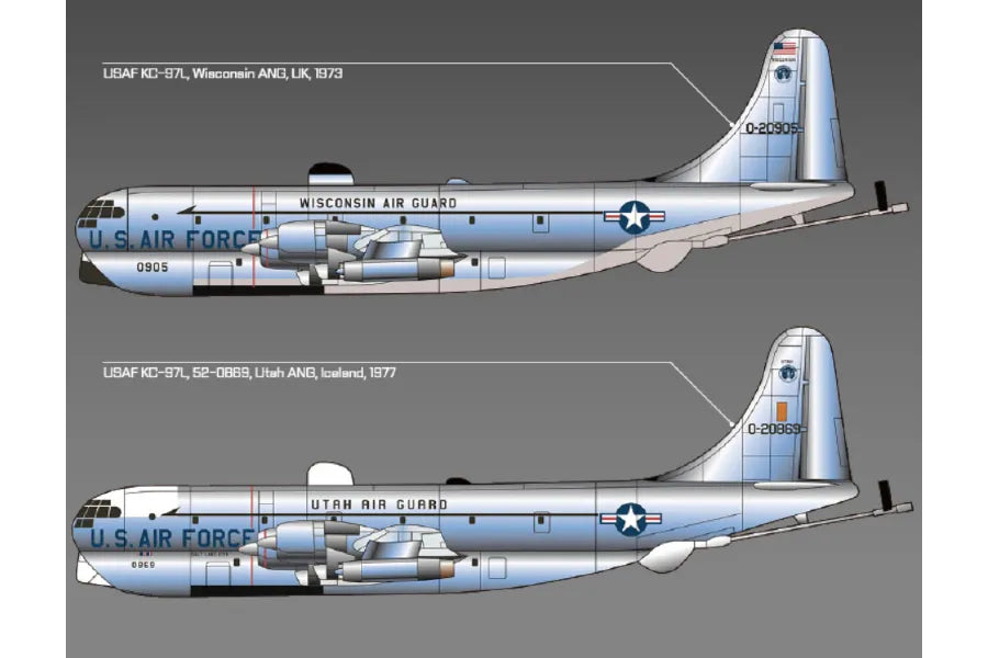 Academy 1/144 USAF KC-97L Stratofreighter Plastic Model Kit Academy