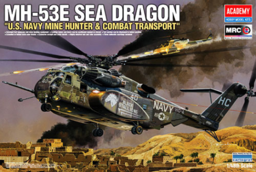 Academy 1/48 MH53E Sea Dragon Plastic Model Kit Academy