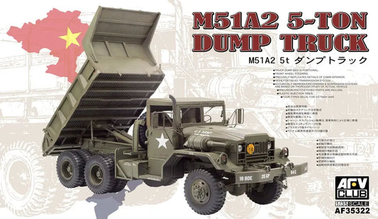 AFV Club M51A2 5-Ton Dump Truck Plastic Model Kit AFV Club
