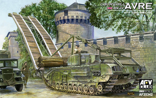 AFV Club 1/35 Churchill MK.IV AVRE with SBG bridge