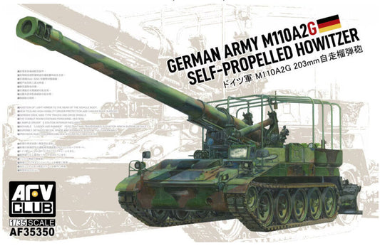 AFV Club 1/35 German Army M110 A2G Self-Propelled Howitzer Plastic Model Kit AFV Club