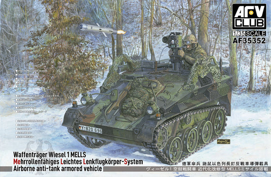 AFV Club 1/35 Waffenträger Wiesel 1 MELLS Plastic Model Kit AFV Club