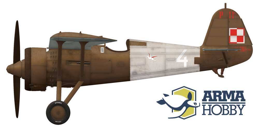 Arma Hobby 1:72 PZL P.11c "Kresy" Model Kit Plastic Model Kit