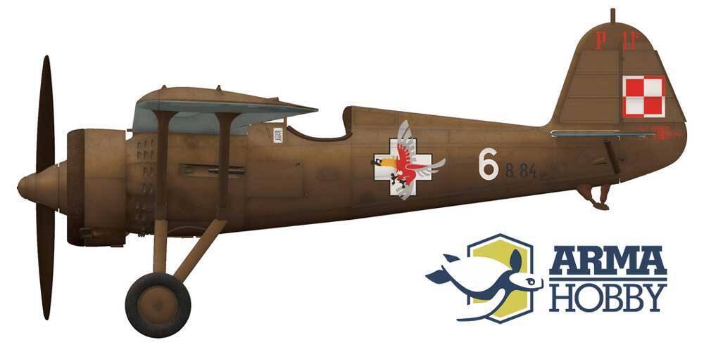 Arma Hobby 1:72 PZL P.11c "Kresy" Model Kit Plastic Model Kit