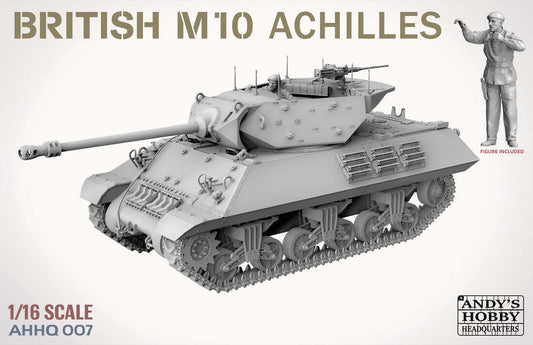 Andy's Hobby HQ 1/16 British Achilles M10 IIc Tank Destroyer Plastic Model Kit