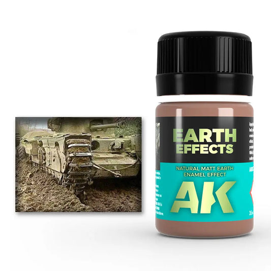 AK Interactive Weathering: Earth Effects 35ml Enamel Paint AK Interactive