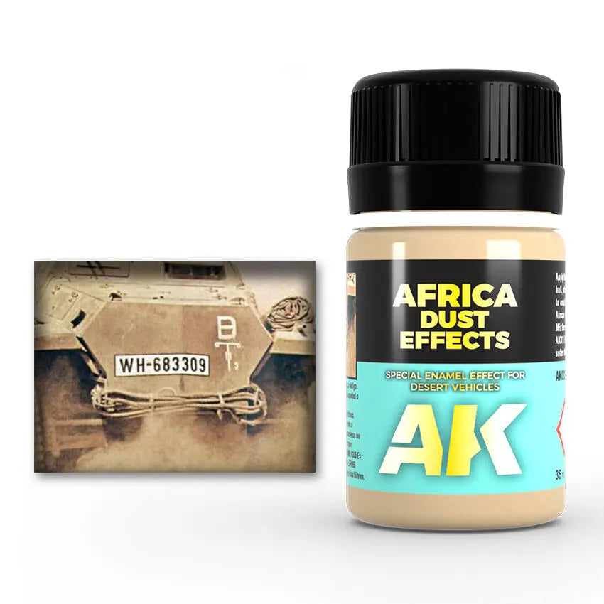 AK Interactive Weathering: Africa Dust Effects 35ml Enamel Paint AK Interactive
