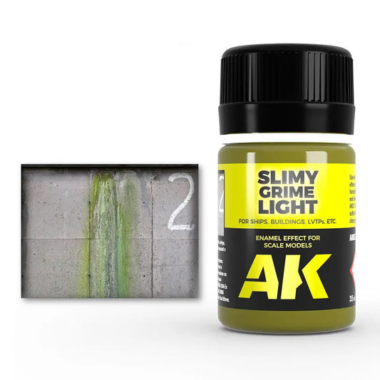 AK Interactive Weathering: Slimy Grime Light 35ml Enamel Paint AK Interactive