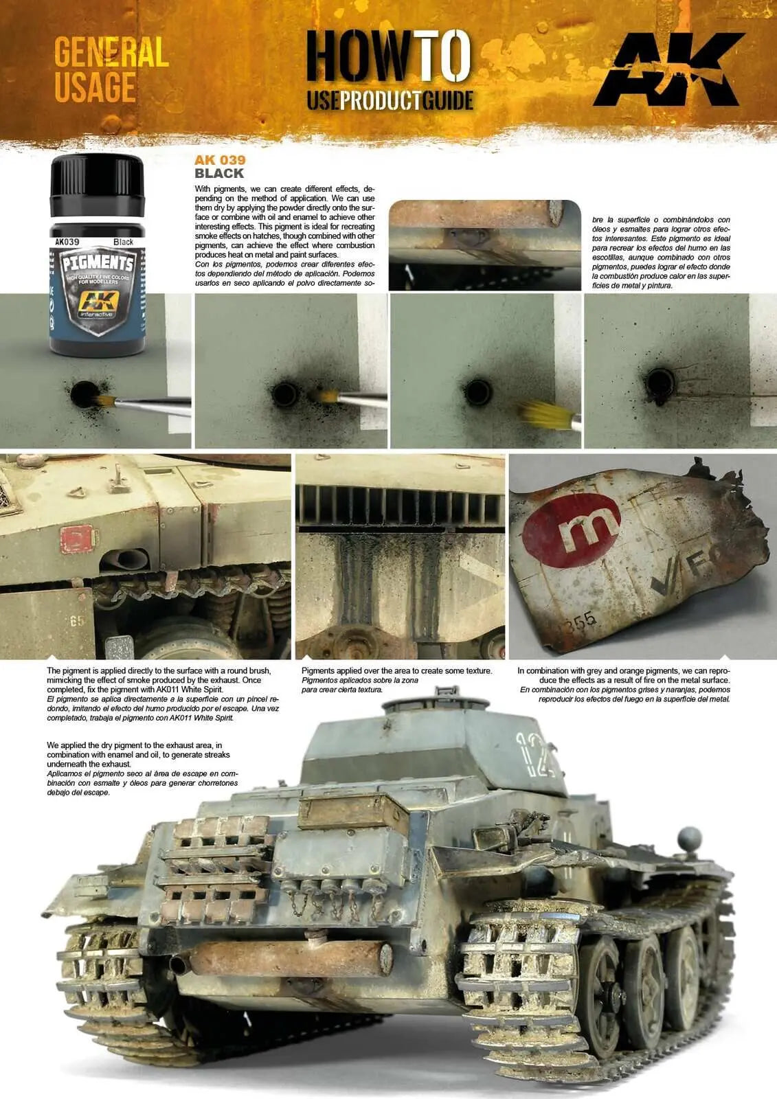 AK Interactive Weathering: Black 35ml Pigment AK Interactive