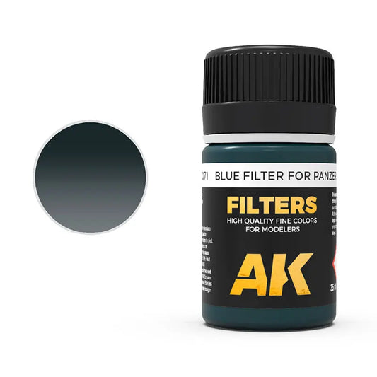 AK Interactive Weathering: Filter For Panzer Grey Vehicles 35ml Enamel Paint AK Interactive