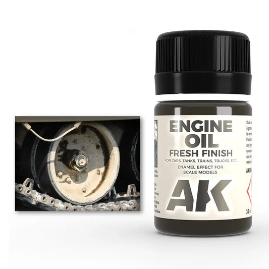 AK Interactive Weathering: Engine Oil 35ml Enamel Paint AK Interactive