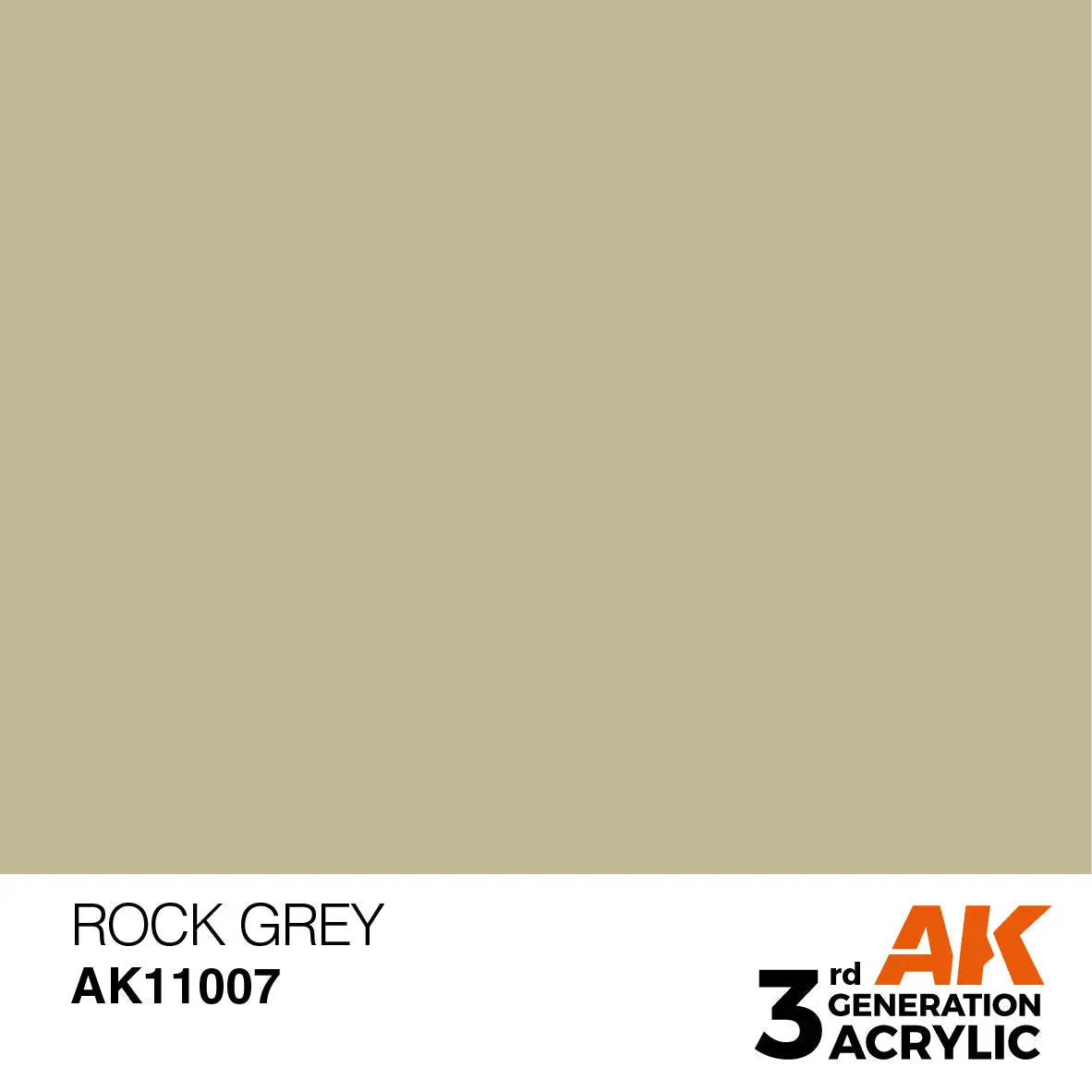 AK Interactive Rock Grey Acrylic Paint 17ml 3rd Generation AK Interactive