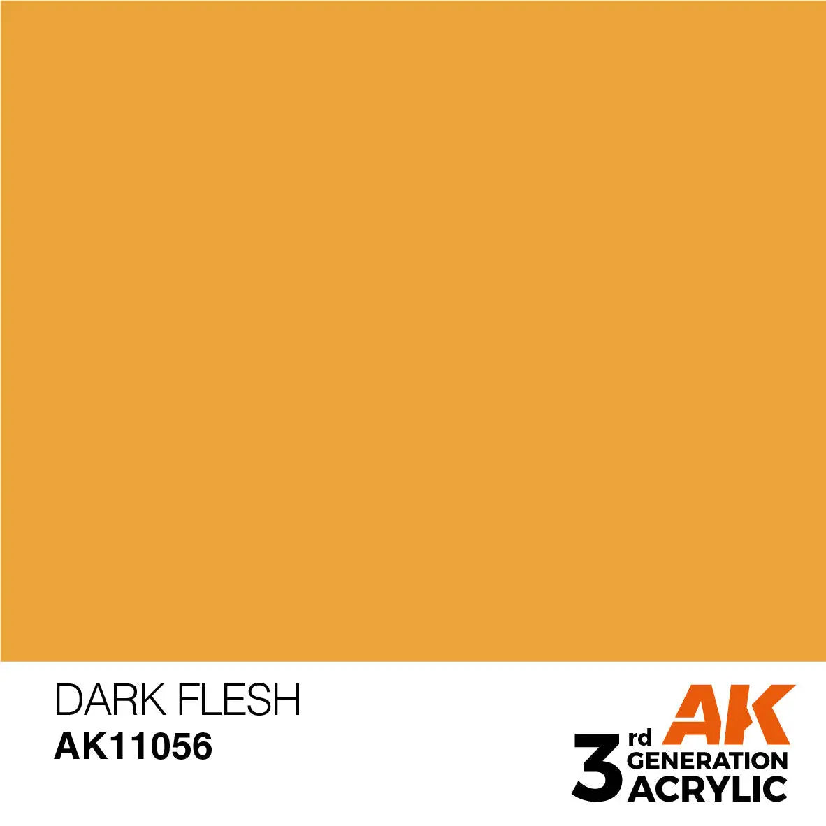 AK Interactive Dark Flesh Acrylic Paint 17ml 3rd Generation AK Interactive