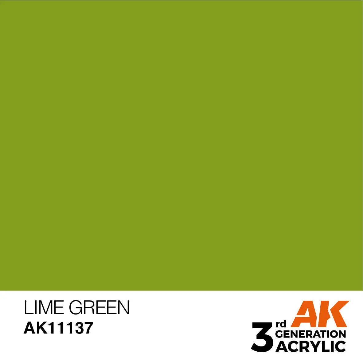 AK Interactive Lime Green Acrylic Paint 17ml 3rd Generation AK Interactive
