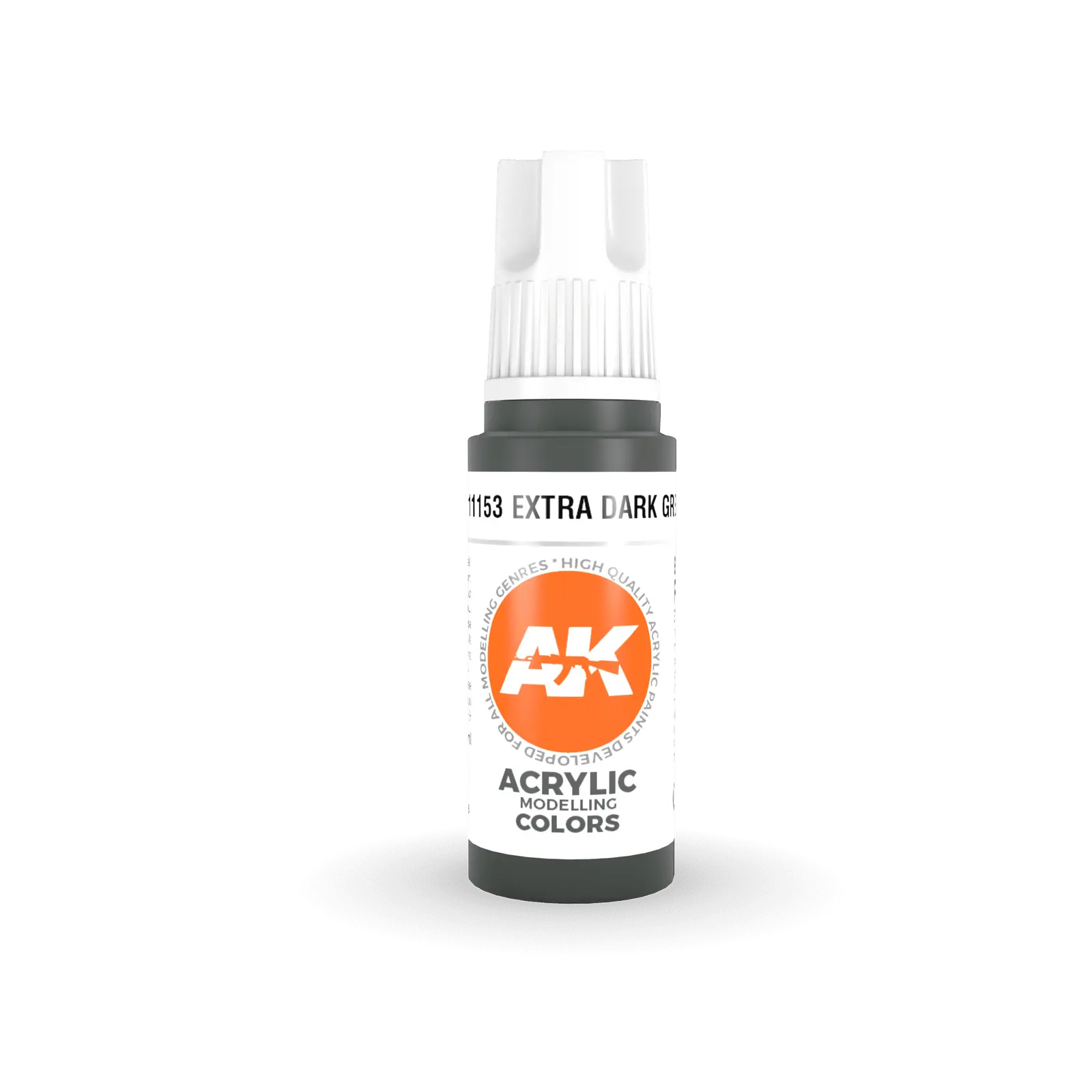 AK Interactive Extra Dark Green Acrylic Paint 17ml 3rd Generation AK Interactive