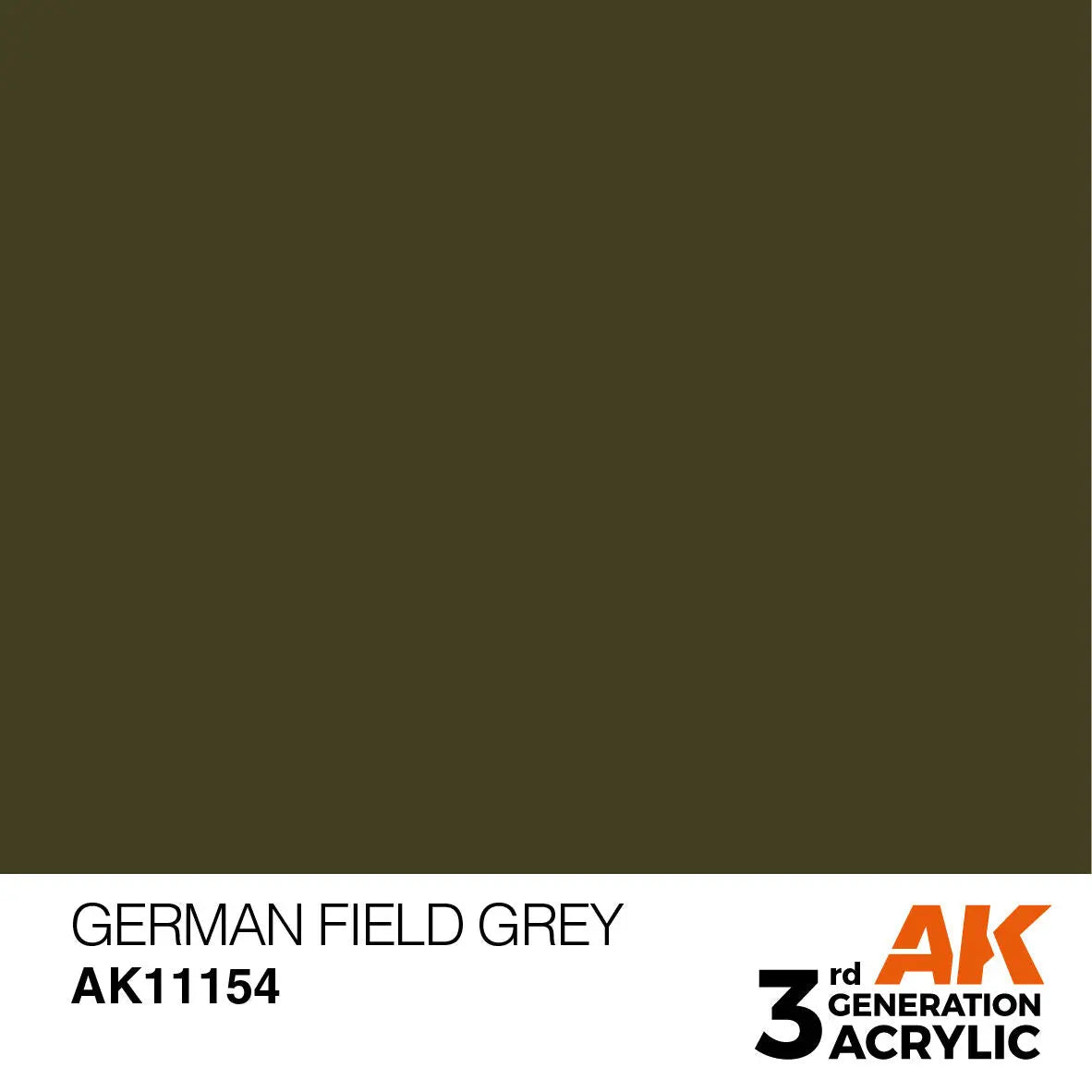 AK Interactive German Field Grey Acrylic Paint 17ml 3rd Generation AK Interactive