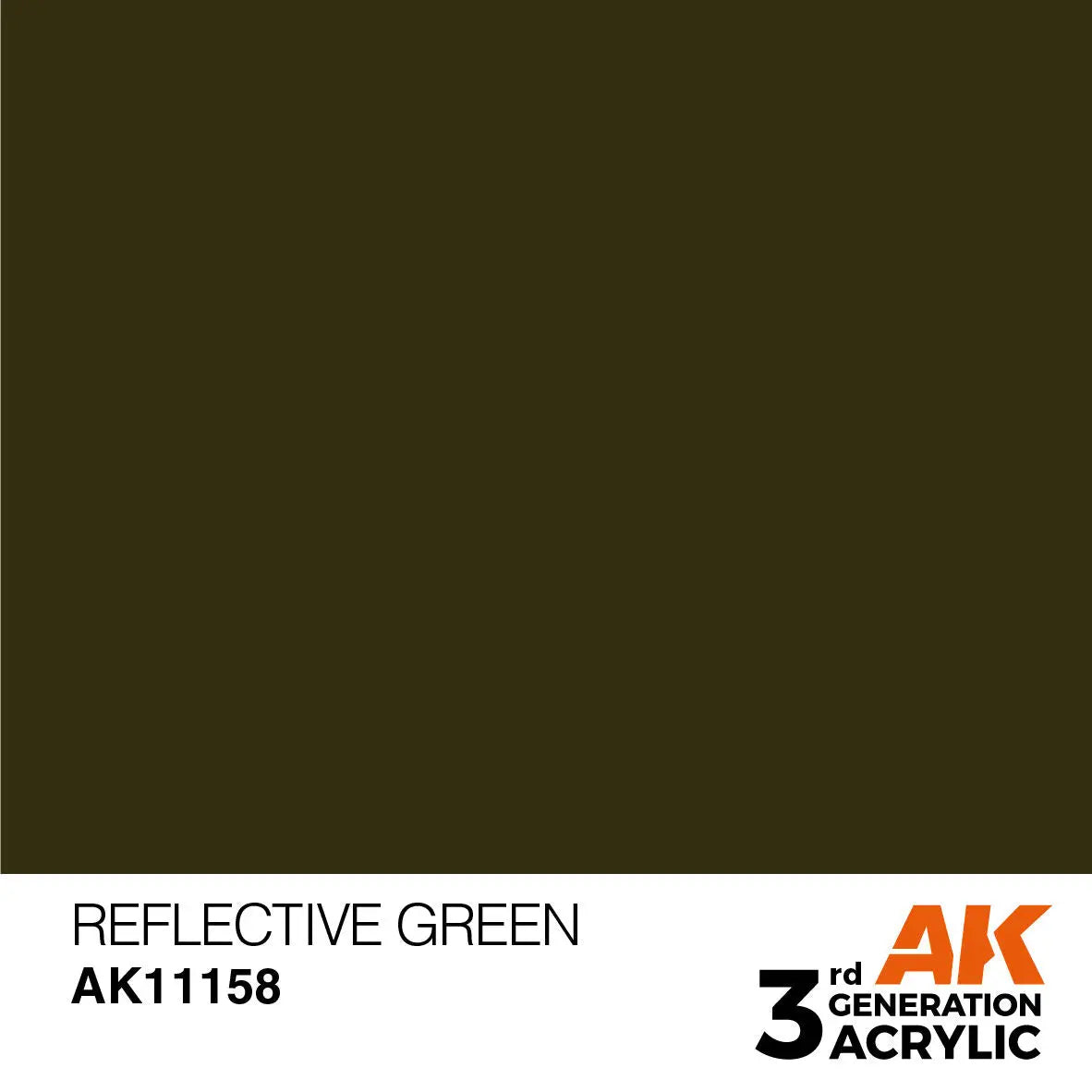 AK Interactive Reflective Green Acrylic Paint 17ml 3rd Generation AK Interactive