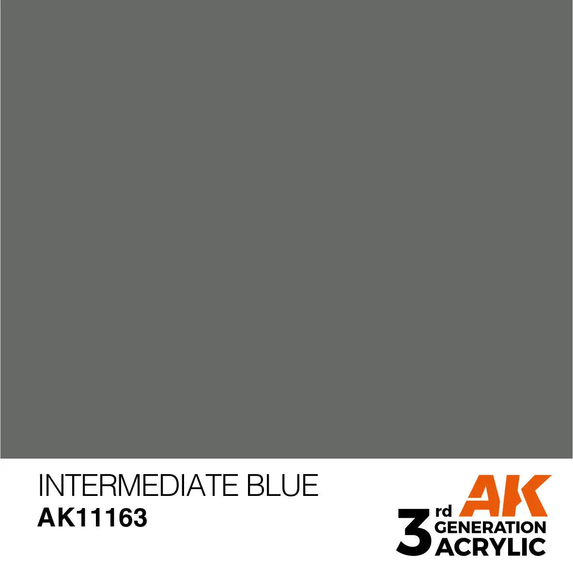 AK Interactive Intermediate Blue Acrylic Paint 17ml 3rd Generation AK Interactive