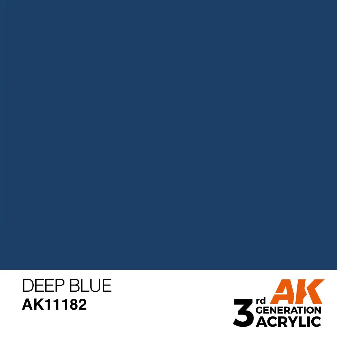 AK Interactive Deep Blue Intense Acrylic Paint 17ml 3rd Generation AK Interactive