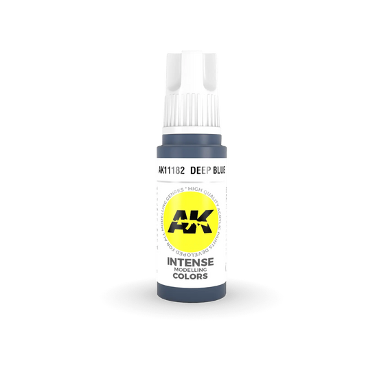 AK Interactive Deep Blue Intense Acrylic Paint 17ml 3rd Generation AK Interactive