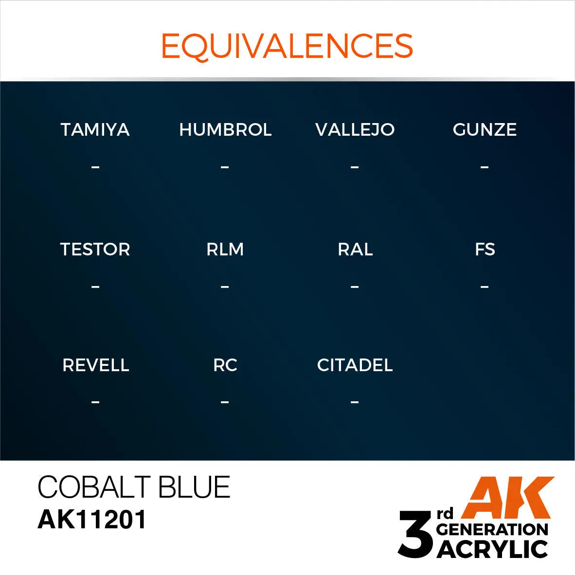 AK Interactive Cobalt Blue Metallic Acrylic Paint 17ml 3rd Generation AK Interactive