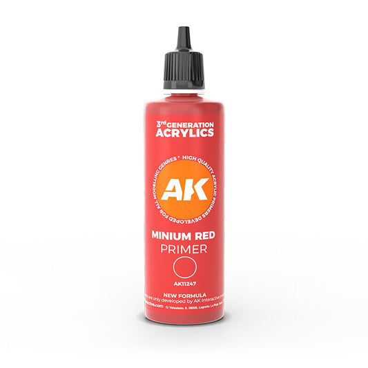 AK Interactive Minimum Red Surface Primer 100ml 3rd Generation AK Interactive