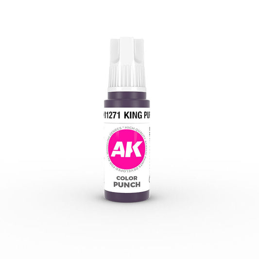 AK Interactive Colour Punch: King Purple 17 ml Acrylic Paint 3rd Generation AK Interactive