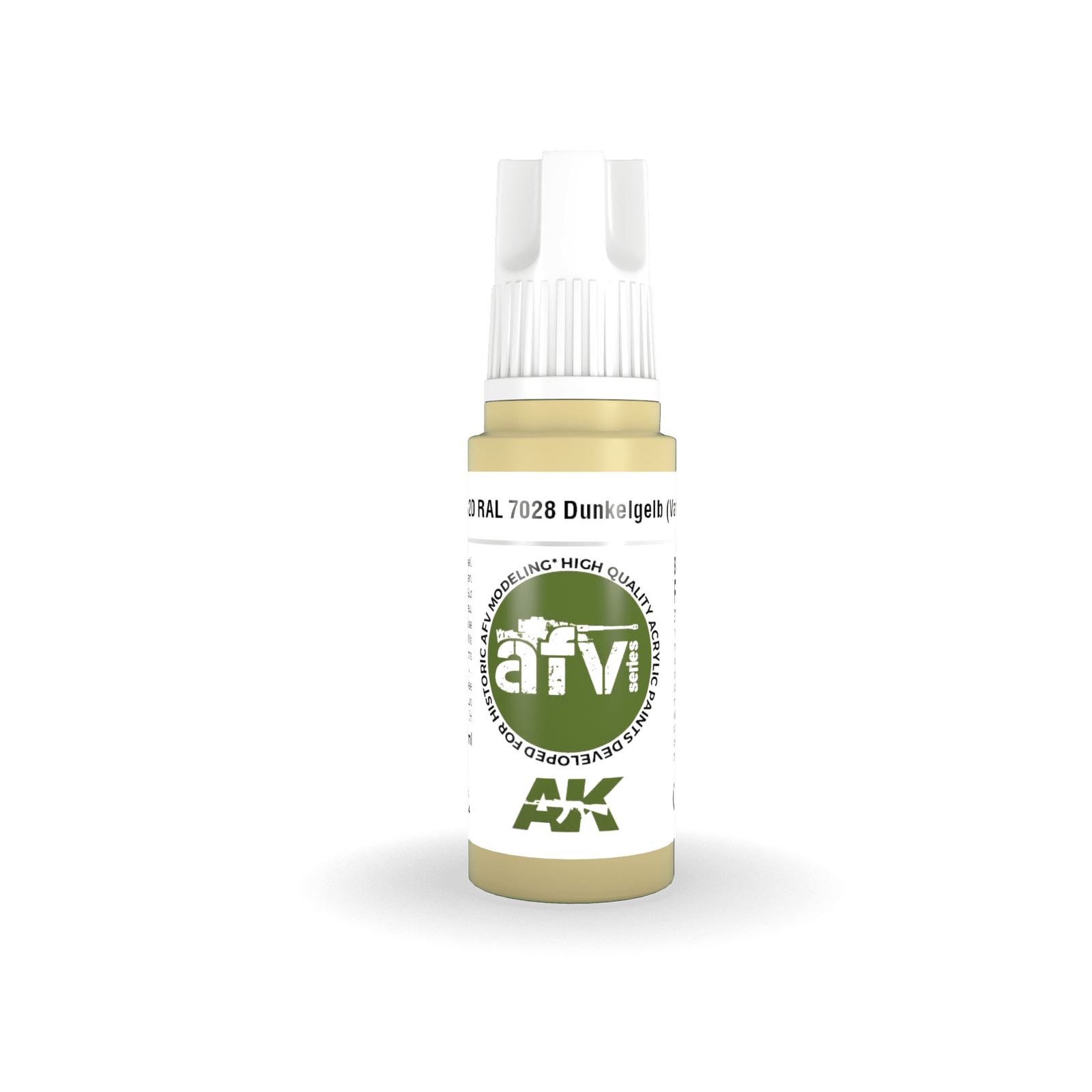 AK Interactive AFV Series: RAL 7028 Dunkelgelb (Variant) Acrylic Paint 17ml 3rd Generation AK Interactive