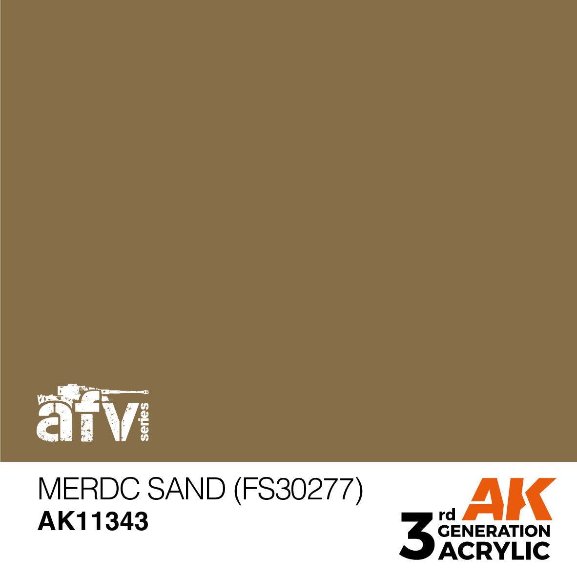 AK Interactive AFV Series: MERDC Sand (FS30277) Acrylic Paint 17ml 3rd Generation AK Interactive