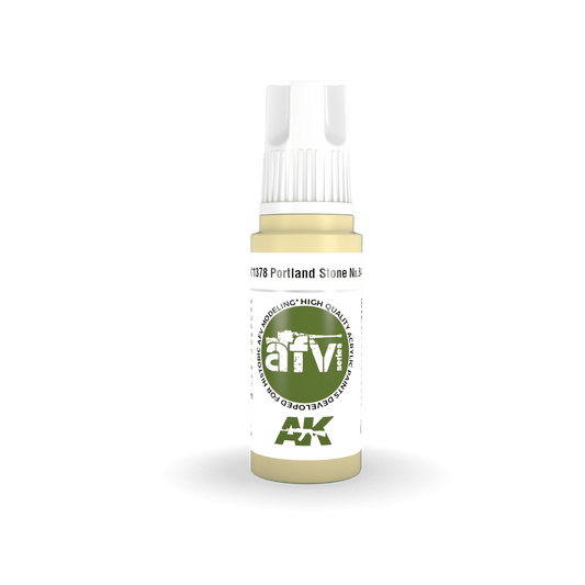 AK Interactive AFV Series: Portland Stone No.64 Acrylic Paint 17ml 3rd Generation AK Interactive