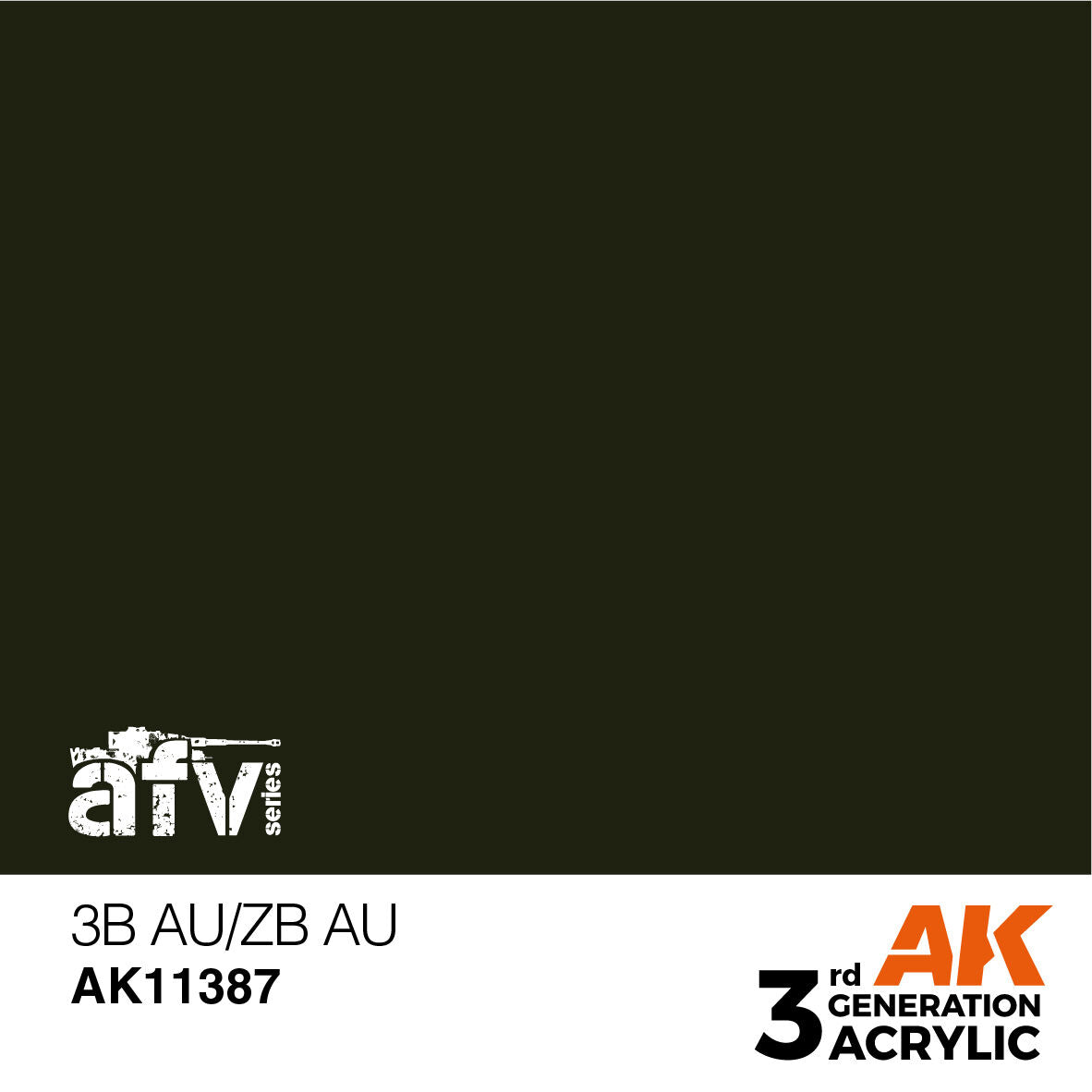 AK Interactive AFV Series: 3B AU/ZB AU Acrylic Paint 17ml 3rd Generation AK Interactive