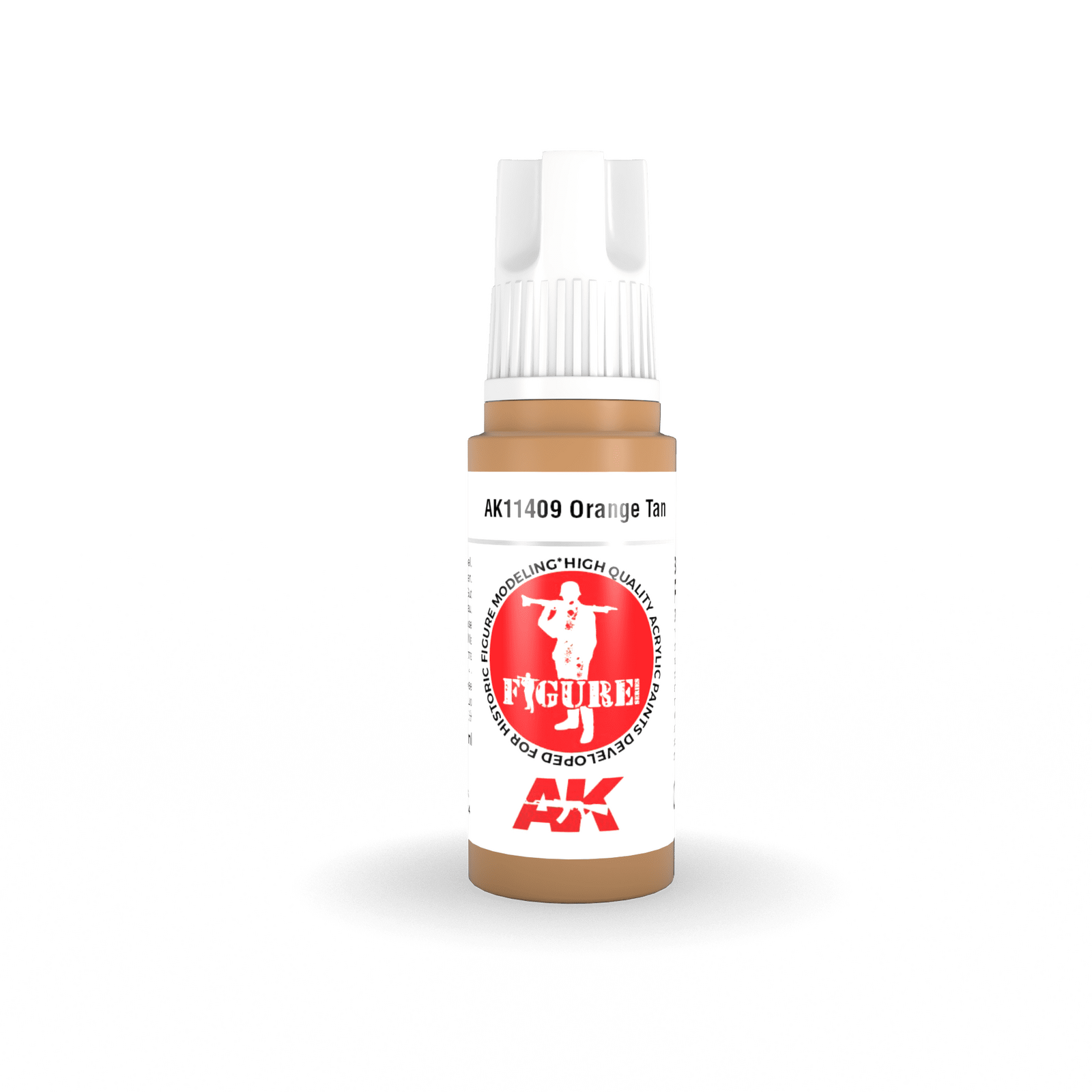AK Interactive Figure Series: Orange Tan Acrylic Paint 17ml 3rd Generation AK Interactive