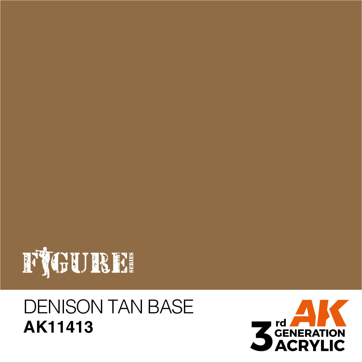 AK Interactive Figure Series: Denison Tan Base Acrylic Paint 17ml 3rd Generation AK Interactive