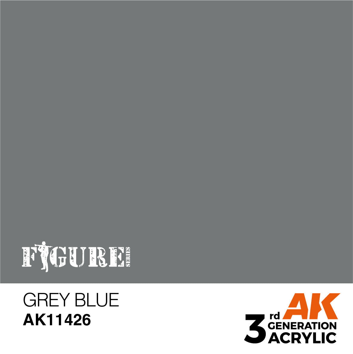 AK Interactive Figure Series: Grey Blue Acrylic Paint 17ml 3rd Generation AK Interactive