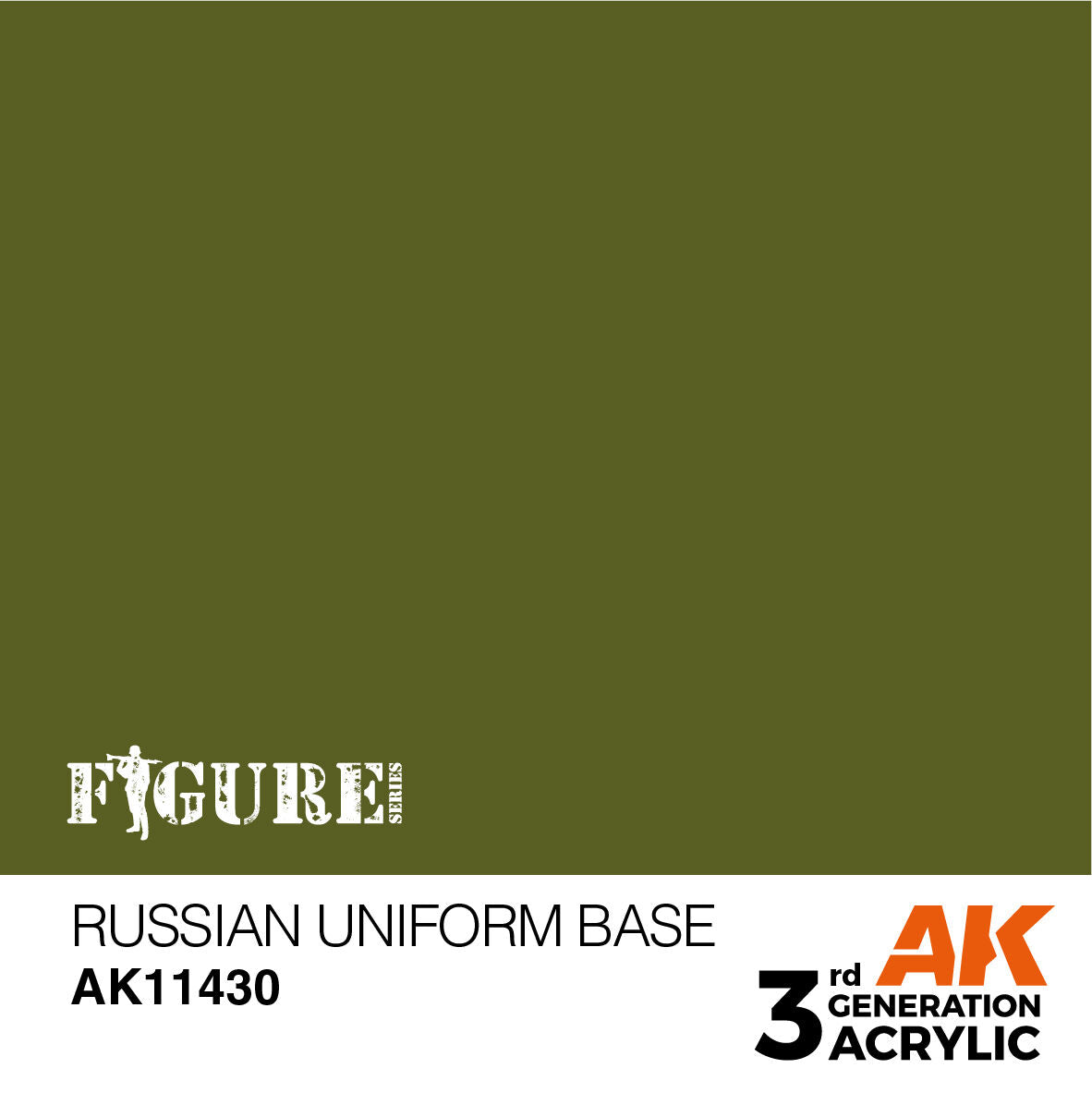 AK Interactive Figure Series: Russian Uniform Base Acrylic Paint 17ml 3rd Generation AK Interactive
