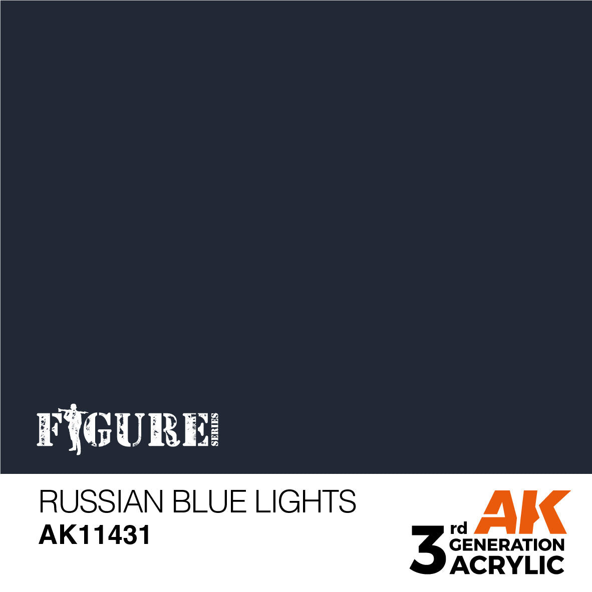 AK Interactive Figure Series: Russian Blue Lights Acrylic Paint 17ml 3rd Generation AK Interactive