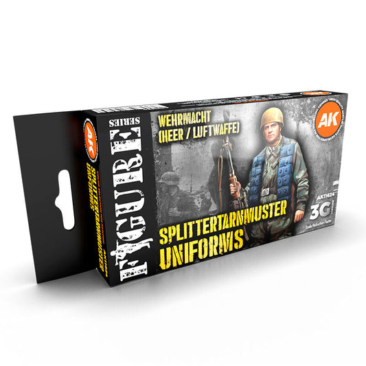 AK Interactive Figure Series: Splittermuster Uniform Acrylic Paint Set 3rd Generation AK Interactive