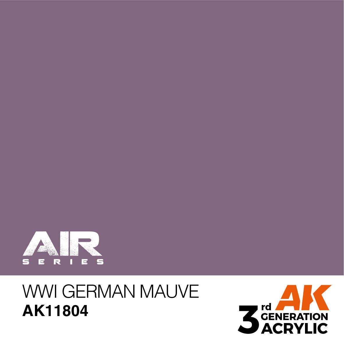 AK Interactive Air Series: WWI German Mauve Acrylic Paint 17ml 3rd Generation AK Interactive