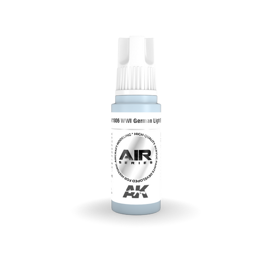 AK Interactive Air Series: WWI German Light Blue Acrylic Paint 17ml 3rd Generation AK Interactive