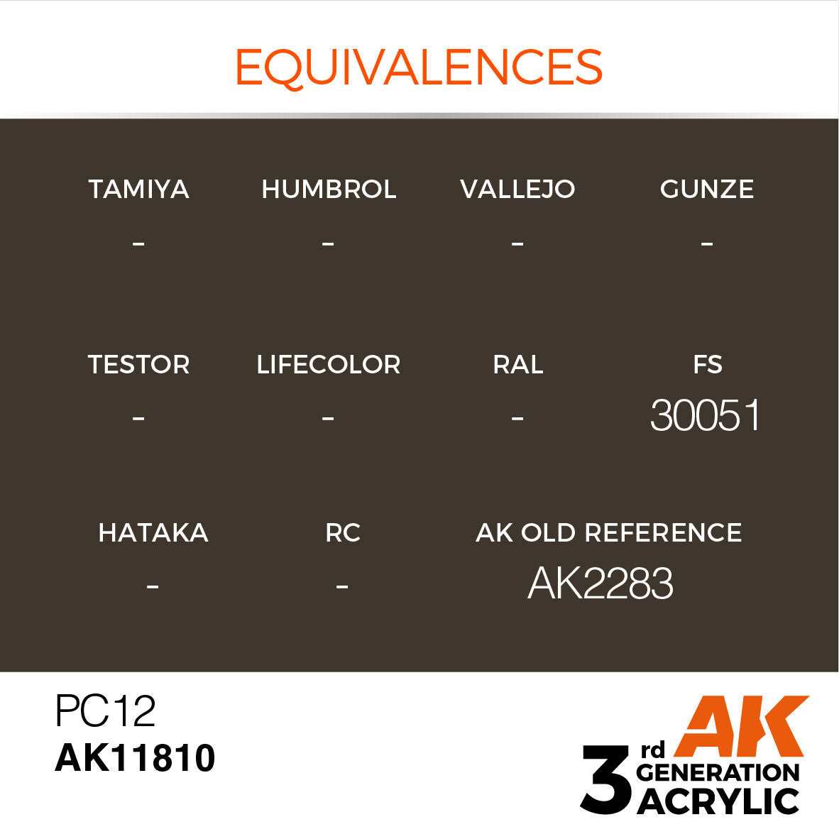 AK Interactive Air Series: PC12 Acrylic Paint 17ml 3rd Generation AK Interactive