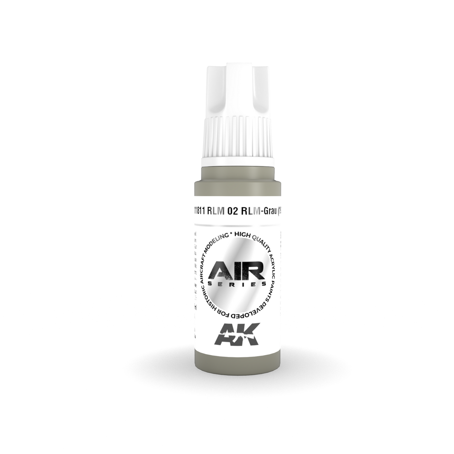 AK Interactive Air Series: RLM 02 RLM-Grau (1938) Acrylic Paint 17ml 3rd Generation AK Interactive