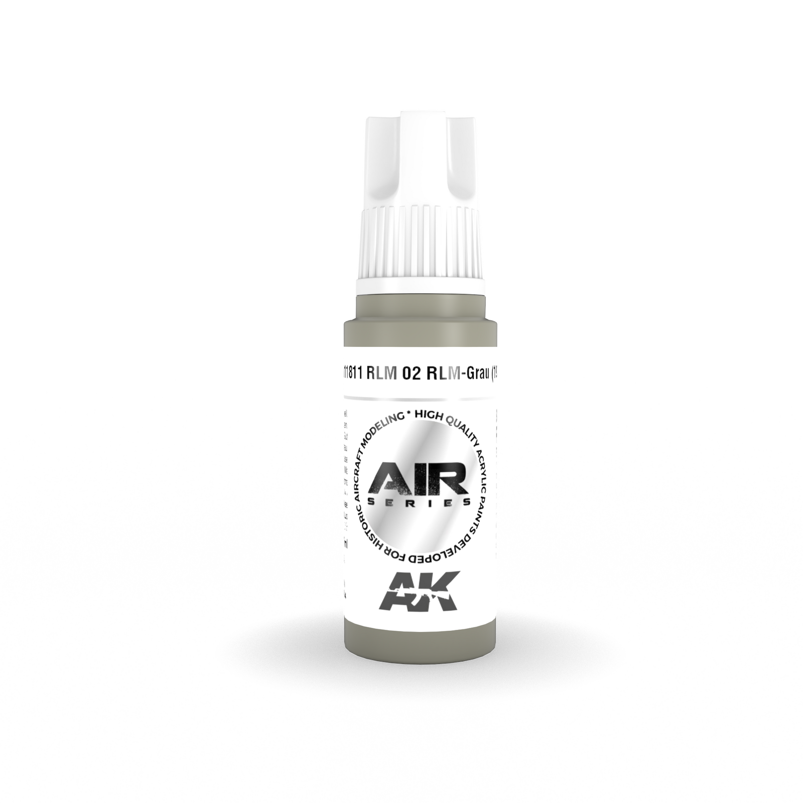 AK Interactive Air Series: RLM 02 RLM-Grau (1938) Acrylic Paint 17ml 3rd Generation AK Interactive
