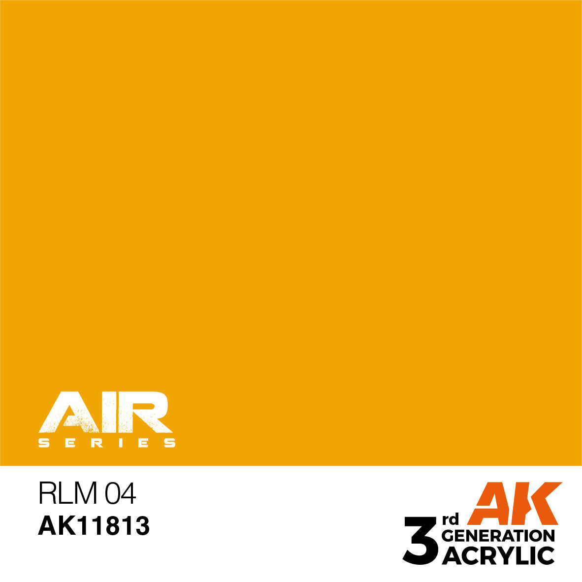 AK Interactive Air Series: RLM 04 Acrylic Paint 17ml 3rd Generation AK Interactive